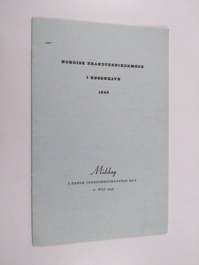 Nordisk brandteknikermode  i Kobenhavn 1949