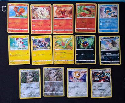 Pokemon kortit 17kpl (#39 Fusion Strike)