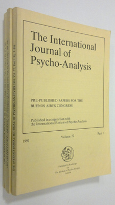 The International Journal of Psycho-Analysis - vol. 72, p...
