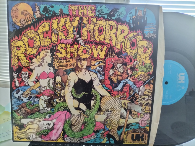 ORIGINAL LONDON CAST, Rocky Horror Show, LP UK -73 NÄTTI !!