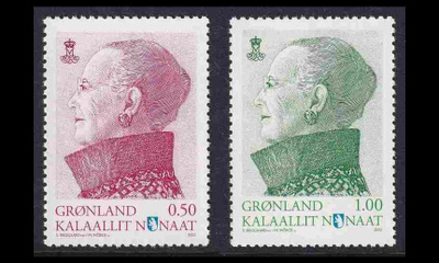 Grönlanti 623-4 ** Margrethe II (2012)