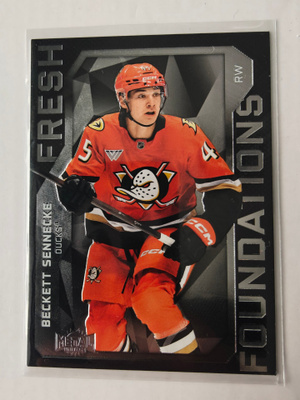 Beckett Sennecke 2025-26 Skybox Metal Fresh Foundations