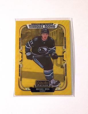 2025-26 OPC Platinum MR Neon Yellow Surge #229 Michael Misa