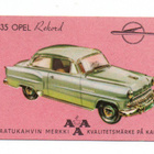 Kahvilappu AAA n:o 35 OPEL Rekort - pikkukuva 1