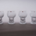 1010. 4kpl Iittala 'Kekkerit' punaviinilasi. Timo Sarpaneva. - pikkukuva 1