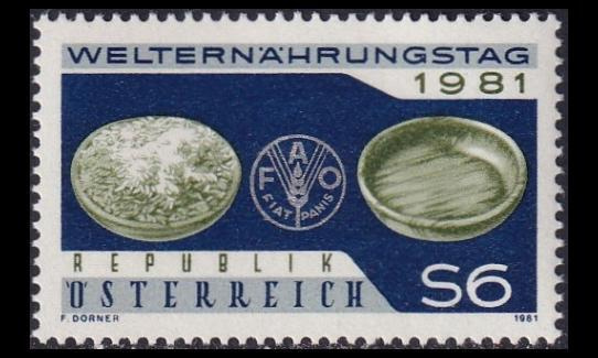 Itävalta 1686 ** Maailman ravitsemuspäivä (1981)