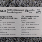 Panda Postimerkki 1949 Tuberkuloosin - pikkukuva 2
