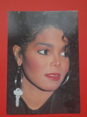 Janet Jackson postikortti 12×17cm