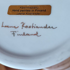 Leena Kostiander. Käsin maalattu. Lapin aiheinen kolpakko - pikkukuva 3
