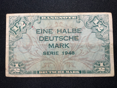 Eine Halbe Deutche MARK serie 1948