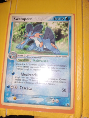 Swampert 23/109 EX Ruby & Sapphire Rare card