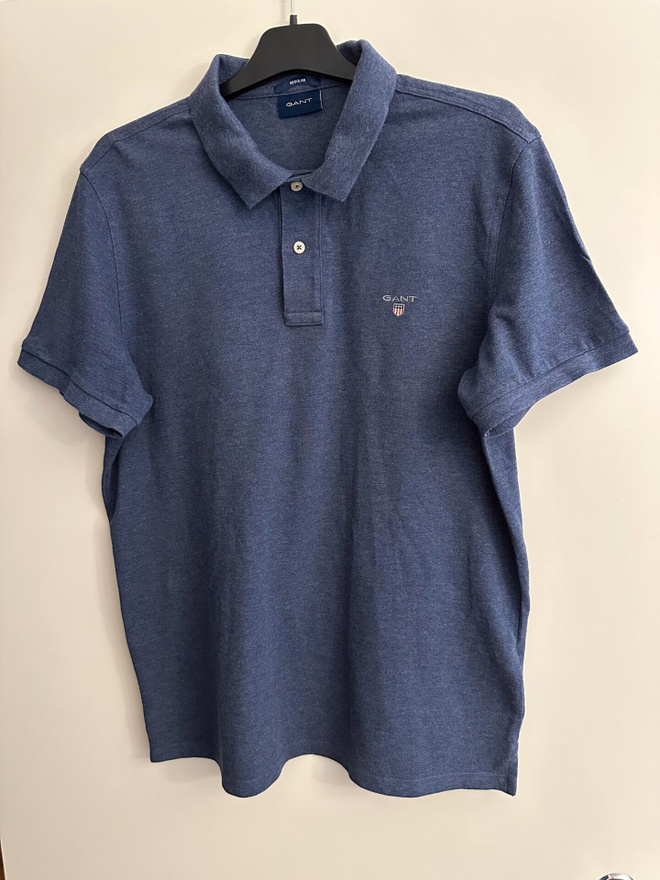 GANT sininen miesten pikeepaita (XL)