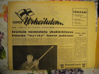 Suomen Urheilulehti Nro 89/1959 (30.9)