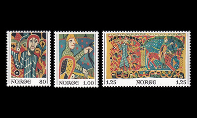 Norja 734-6 ** Joulu (1976)