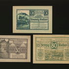 Itävalta Notgeld 20, 50, 80 Heller, Kremsmuenster - pikkukuva 1