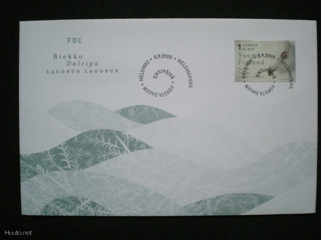 FDC Riekko 1. lk 5.9.2000 - LaPe 1537
