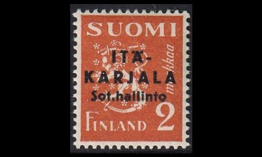 IK_3 ** Itä-Karjala 2mk musta lisäp (1941)