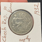 Chech.Rep 10 Korun Ag.700 10g - pikkukuva 1
