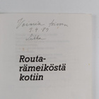 Sirkka Turkki : Routarämeiköstä kotiin (signeerattu, teki... - pikkukuva 2