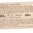 Purkkakuva Hellas VIIMEINEN MOHIKAANI n:o 34 - pikkukuva 2