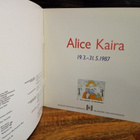 Näyttelyjulkaisu Alice Kaira 19.3 - 31.5.1987 ( SIS POSTIKUL - pikkukuva 2