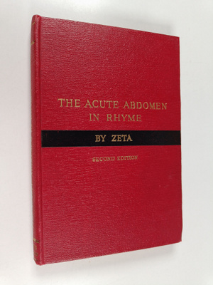 Zeta : The diagnosis of the acute abdomen in rhyme
