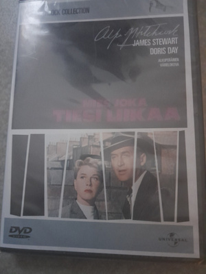 Mies joka tiesi liikaa dvd,alfred hitchcock,james stewart
