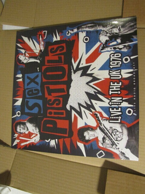 Sex pistols live in the UK 1976 lp muoveissa