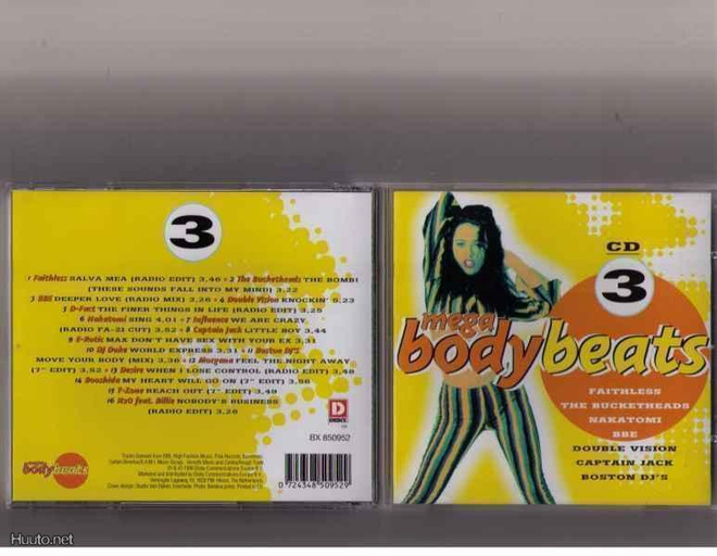 MEGA BODY BEATS 3 mm.Faithless,Captain Jack