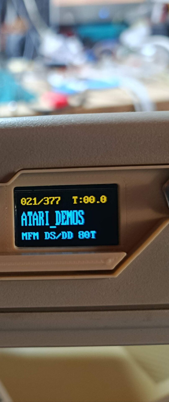 Atari SF354 – Gotek USB-levyke-emulaattori, 0,96” OLED-näytt