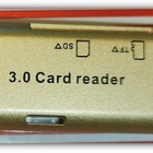 2-in-1 kaksiporttinen USB muistikortinlukija #30495 - pikkukuva 1