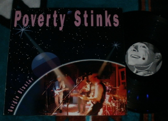 POVERTY STINKS ~ Gargle Blaster ~ LP Black Sabbath cover