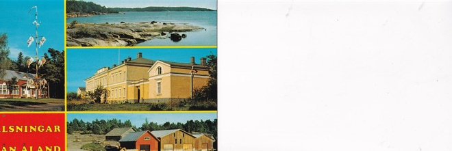 Åland, Eckerö, Hammarland  sommitelmakortti  b686