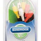 Bandridge Komposiittivideokaapeli 3xRCA Uros-Uros, 2m *UUSI* - pikkukuva 3