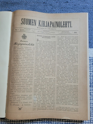Suomen Kirjapainolehti 1891-1894