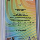 Ryan Leonard 2025-26 Allure Color Flow Blue-Purple Rookie - pikkukuva 2