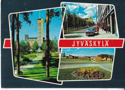 Jyväskylä. sommitelmakortti, e284
