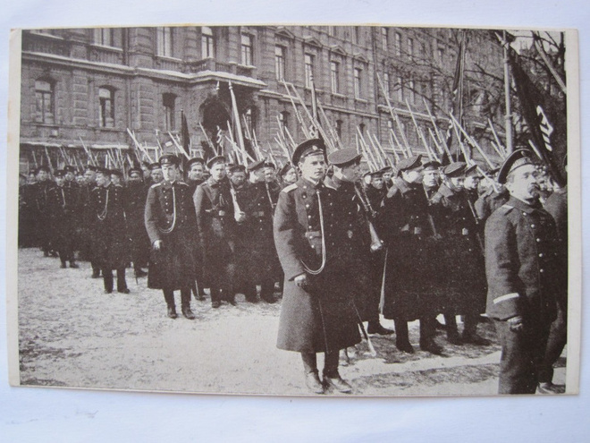 VANHA Postikortti Helsinki Venäjän Vallankumous 1917