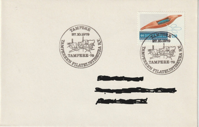 1979 3,00mk yleismerkin FDC-kirje