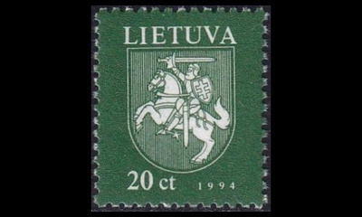 Liettua 571 ** Käyttösarja vaakuna (1994)