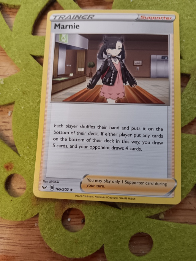 Marnie #169 Pokemon Sword & Shield RARE card