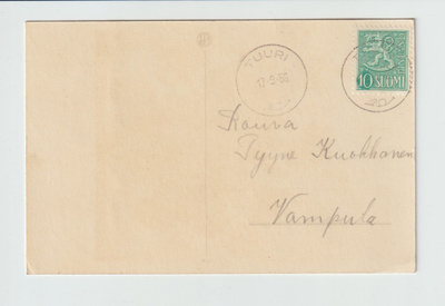 Postileima, TUURI vuodelta 1956