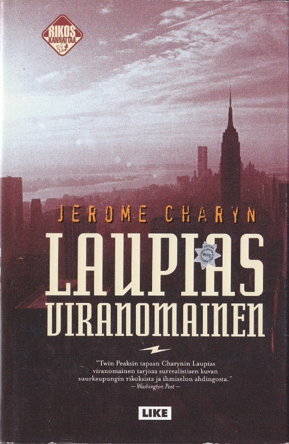 Jerome Charyn: Laupias viranomainen (sid. Like 1999)