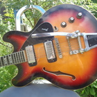 Framus 7301 Billy Lorento Semiacoustic ca.1972 Tone Sunburst - pikkukuva 2