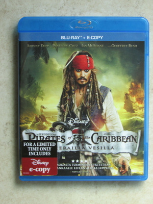 Pirates of the Caribbean - Vierailla vesillä, blu-ray