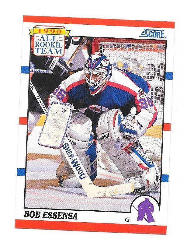 1990-91 Score #324 Bob Essensa Winnipeg Jets MV