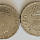 2 kpl Espanja 50 ptas1982 & 1983, 2 kuvaa - pikkukuva 2