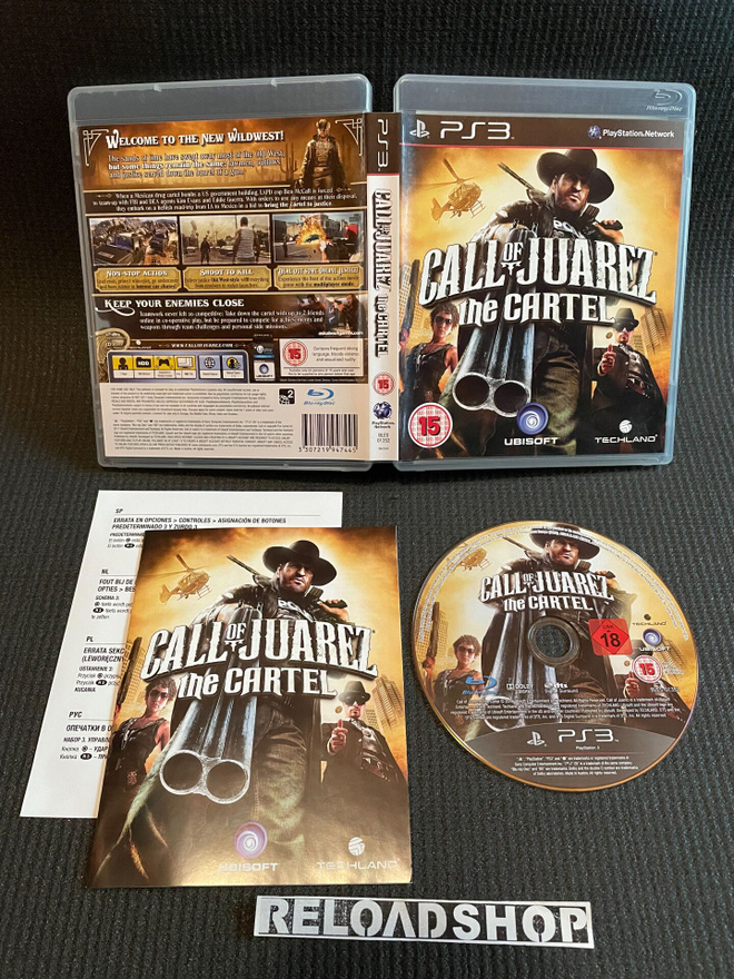 Call of Juarez The Cartel PS3 - CiB
