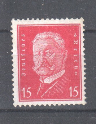 Saksa 1929 LaPe 412 liimakkeellisena