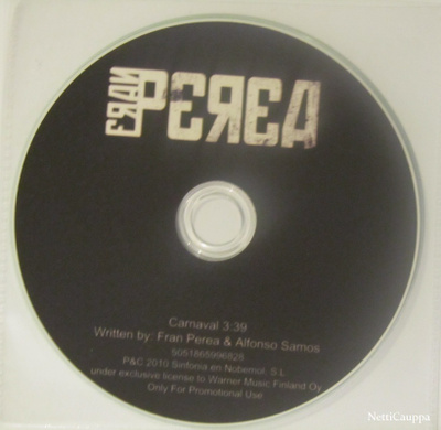 Fran Perea • Carnaval Promo CDr-Single
